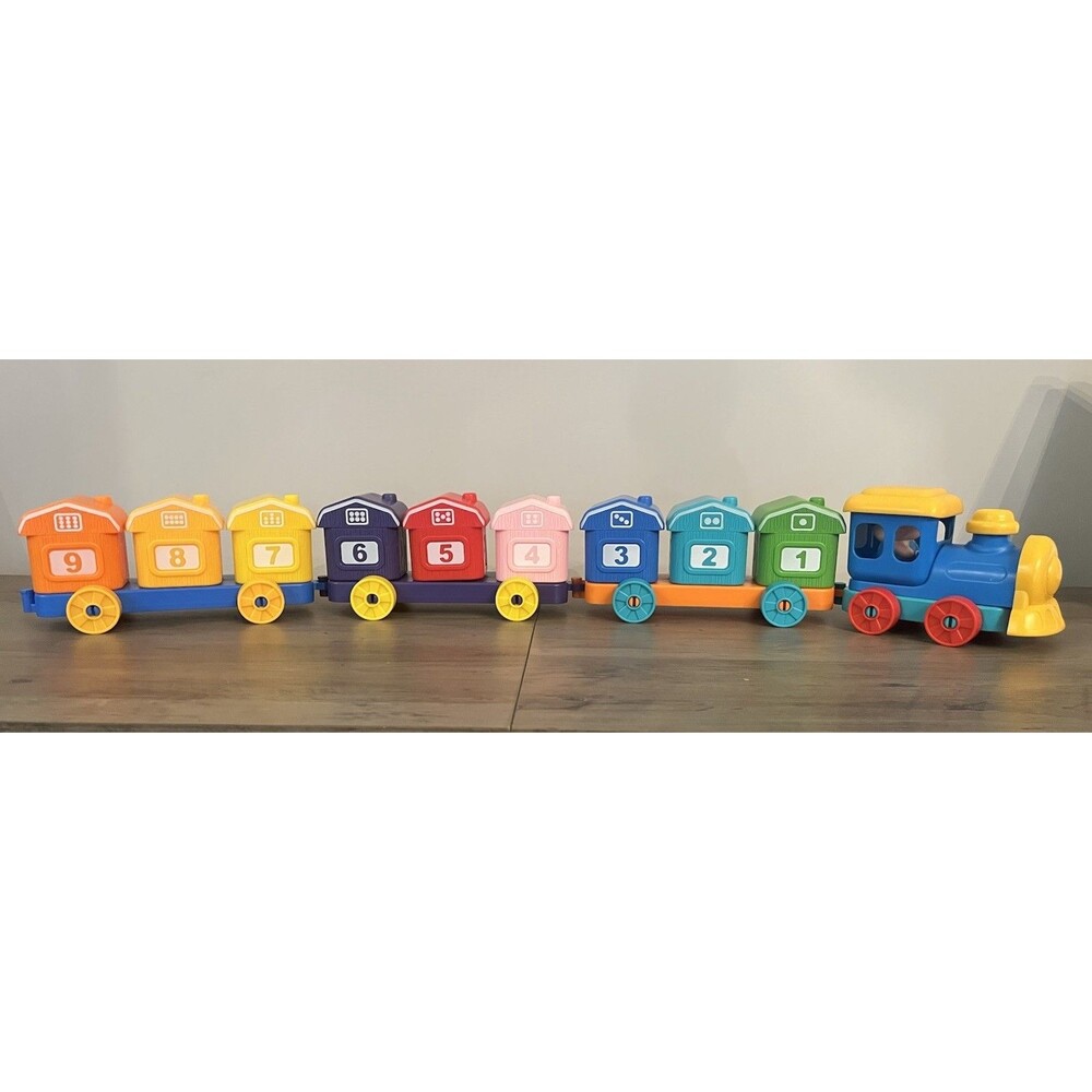 Montessori Animal Train Counting Colors Matching Sorting Toddler 23 Pieces